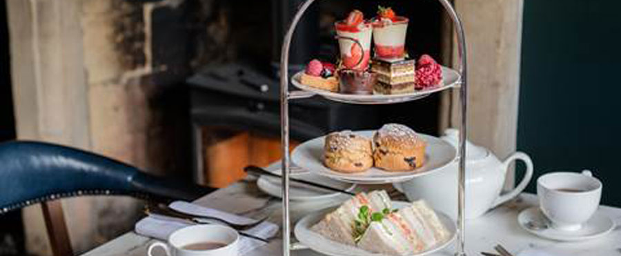 Afternoon tea at the Lygon Arms