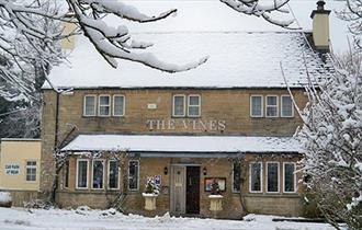 The Vines - a snowy exterior!